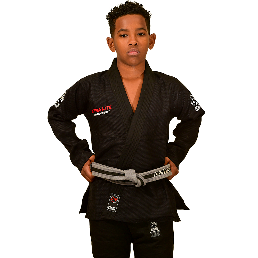 Competitor Xtra-Lite 2.0 Kids Jiu Jitsu Gi - Black - IBJJF Certified