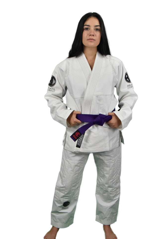 Classic Women Jiu Jitsu Gi - White - IBJJF Certified