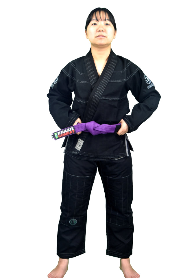 Brazil Combat Special (BCS) Women Jiu Jitsu Gi - Black - IBJJF Certified