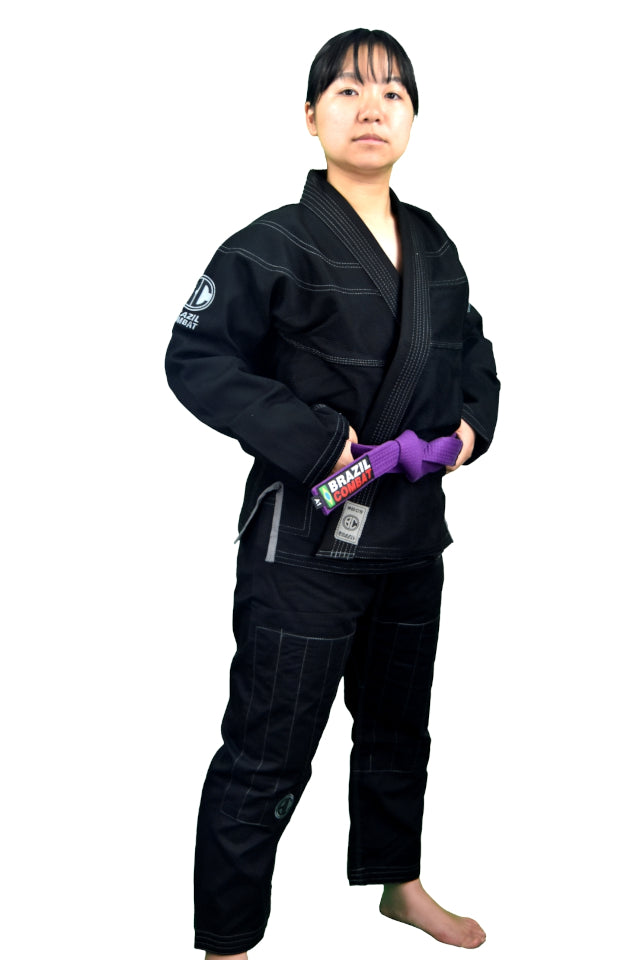 Brazil Combat Special (BCS) Women Jiu Jitsu Gi - Black - IBJJF Certified