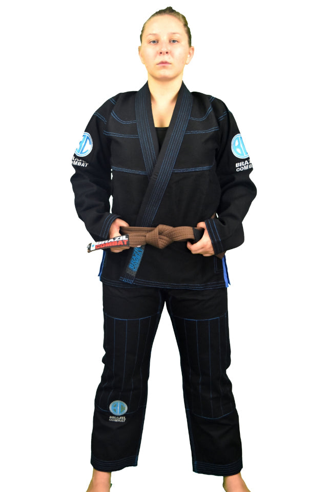 Classic Women Jiu Jitsu Gi - Black - IBJJF Certified