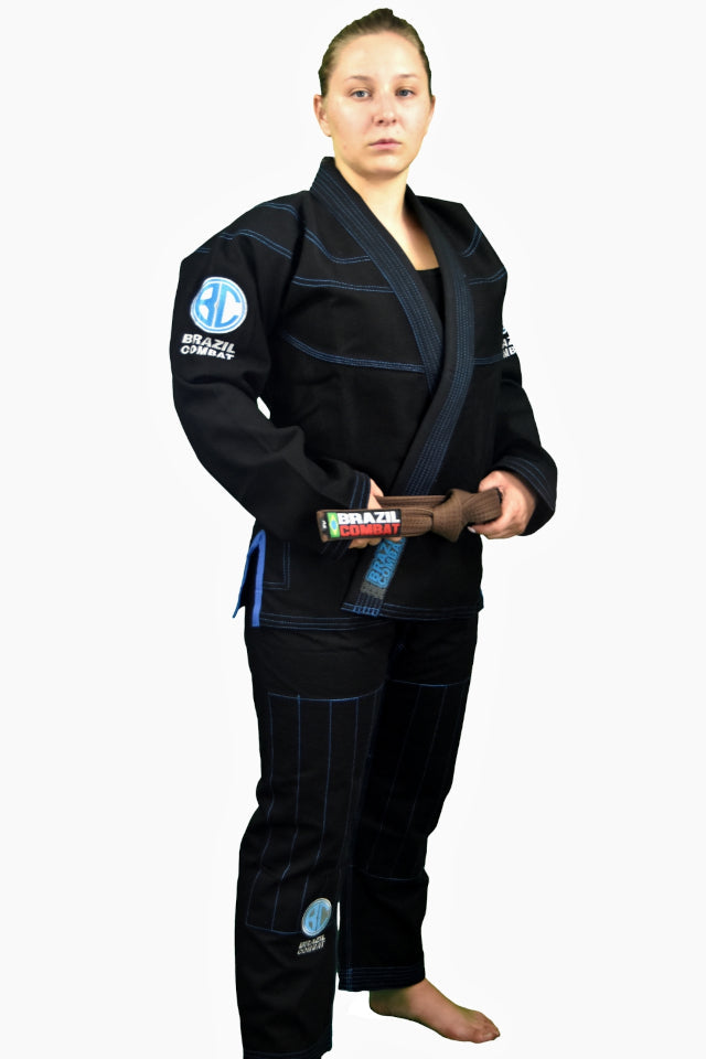 Classic Women Jiu Jitsu Gi - Black - IBJJF Certified