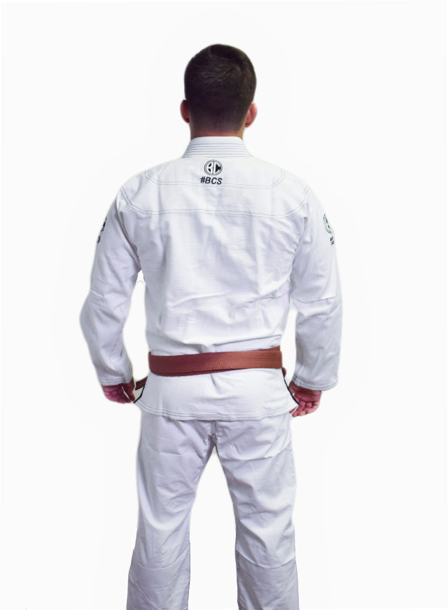 Brazil Combat Special (BCS) Jiu Jitsu Gi - White - IBJJF Certified