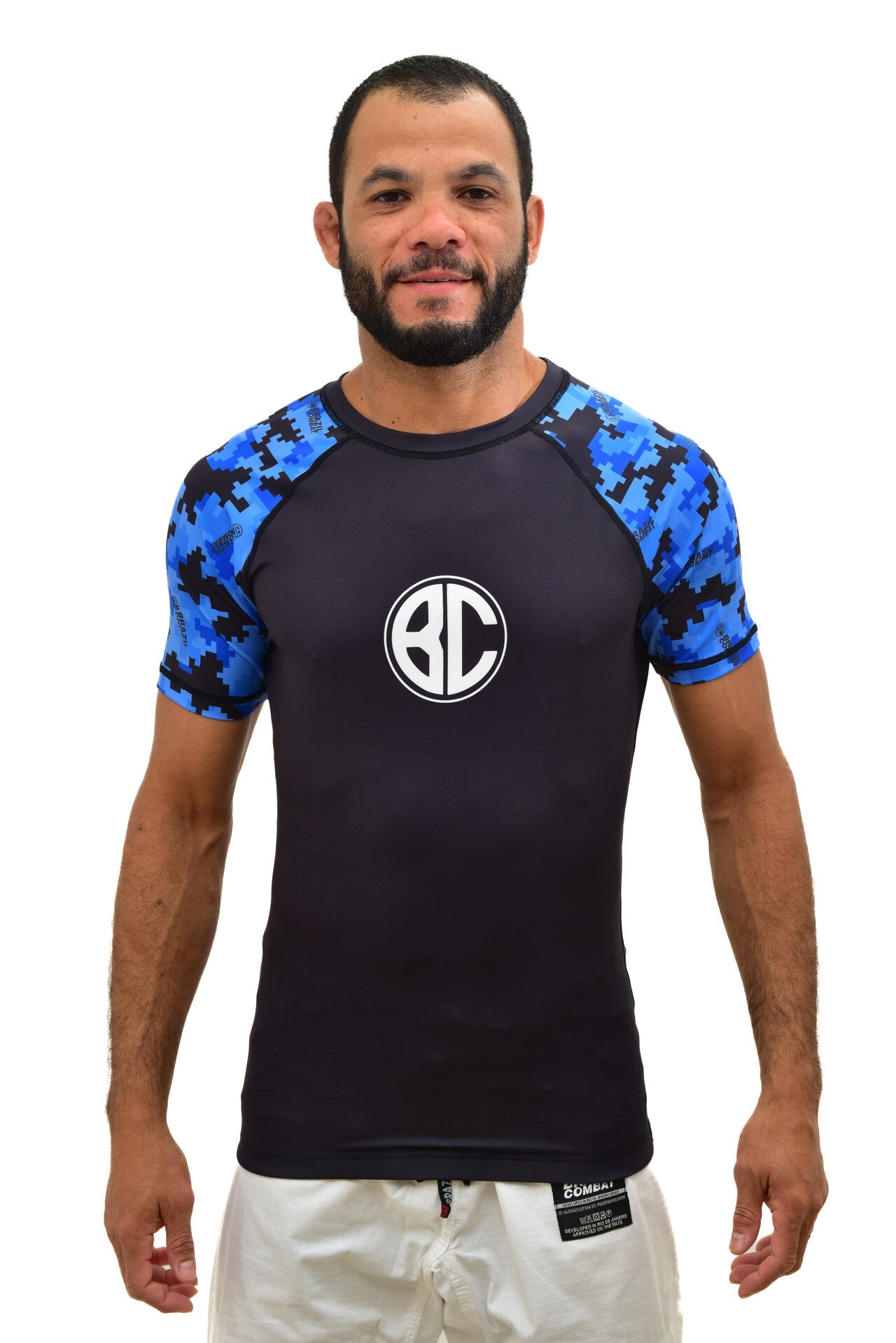 Minecraft Ranked Jiu Jitsu Short Sleeve Rashguard