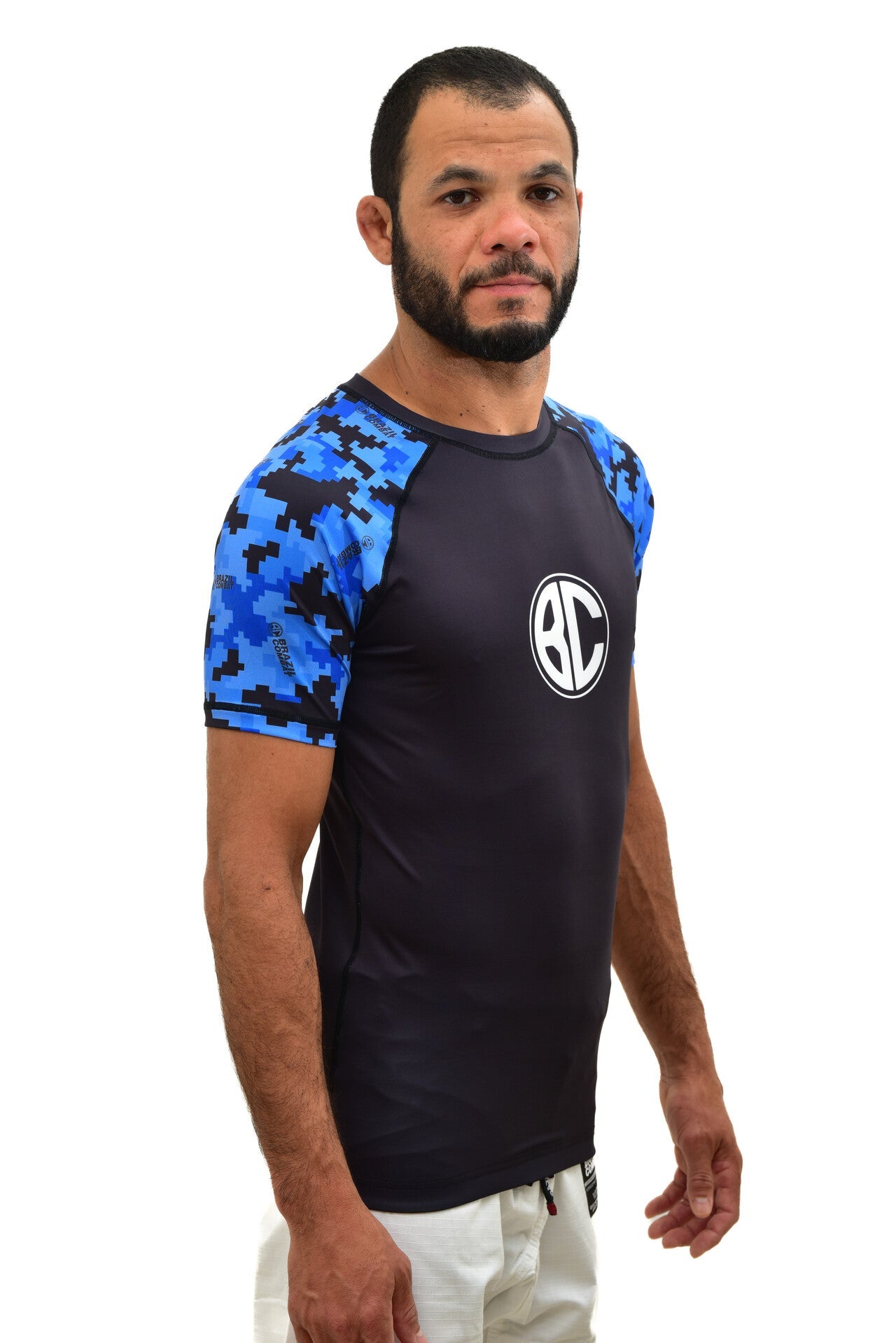 Minecraft Ranked Jiu Jitsu Short Sleeve Rashguard