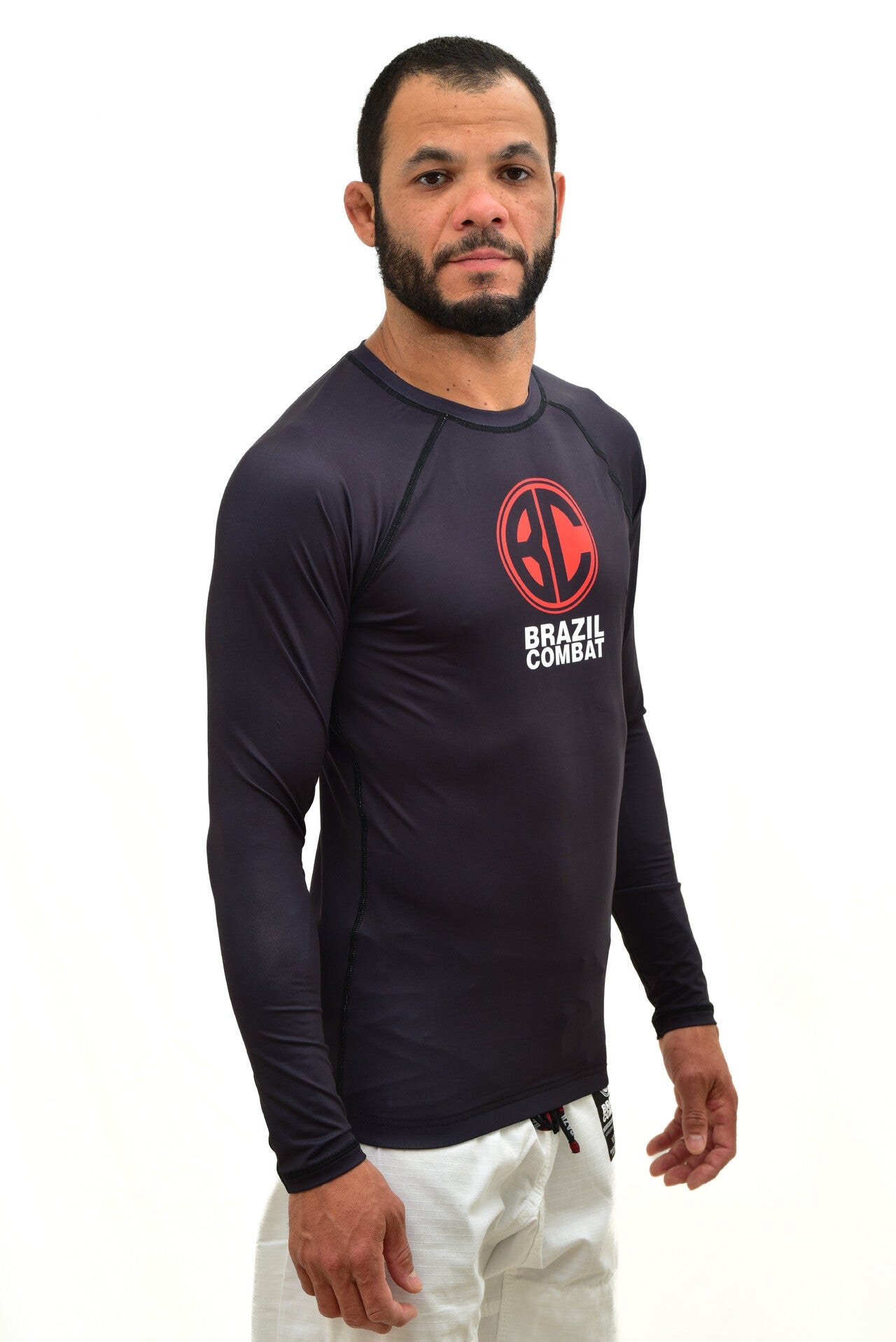 Red Shield Jiu Jitsu Long Sleeve Rashguard