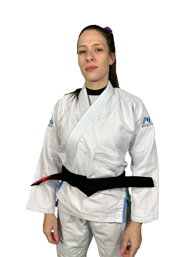 Makeweight Women Jiu Jitsu Gi - Lightest kimono in the world - White - IBJJF Certified