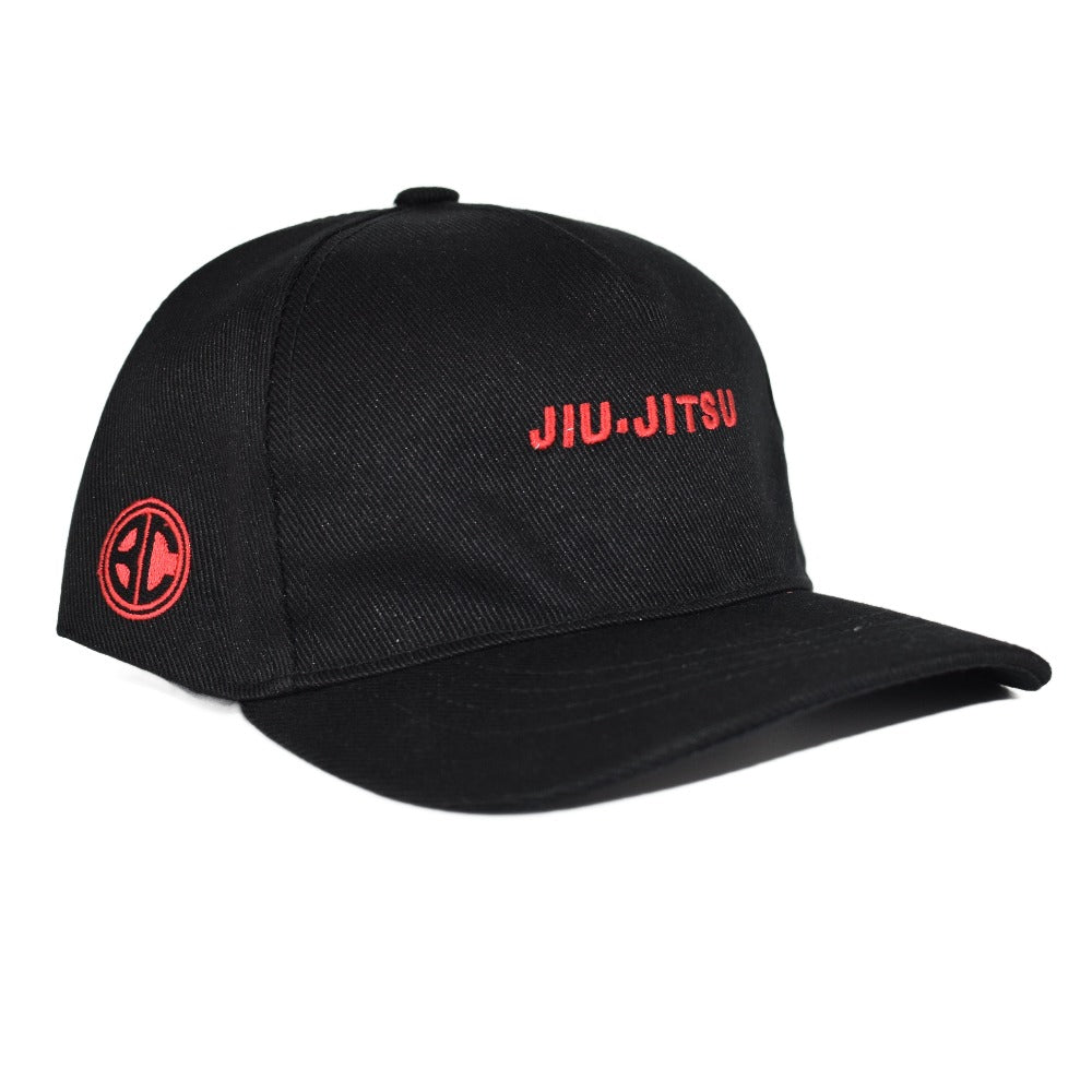 Red Accent Jiu Jitsu Baseball Hat