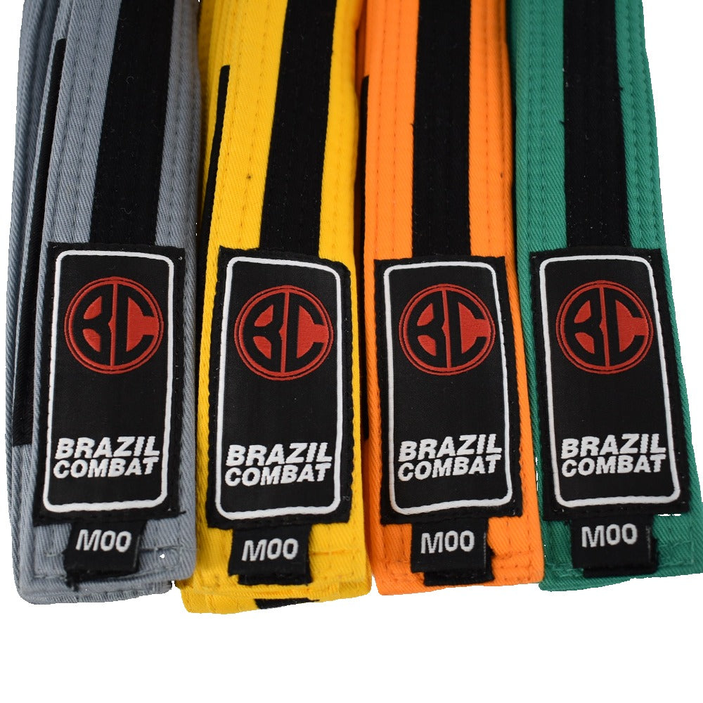 Essential Jiu Jitsu Belt - Black Stripe - IBJJF Certified