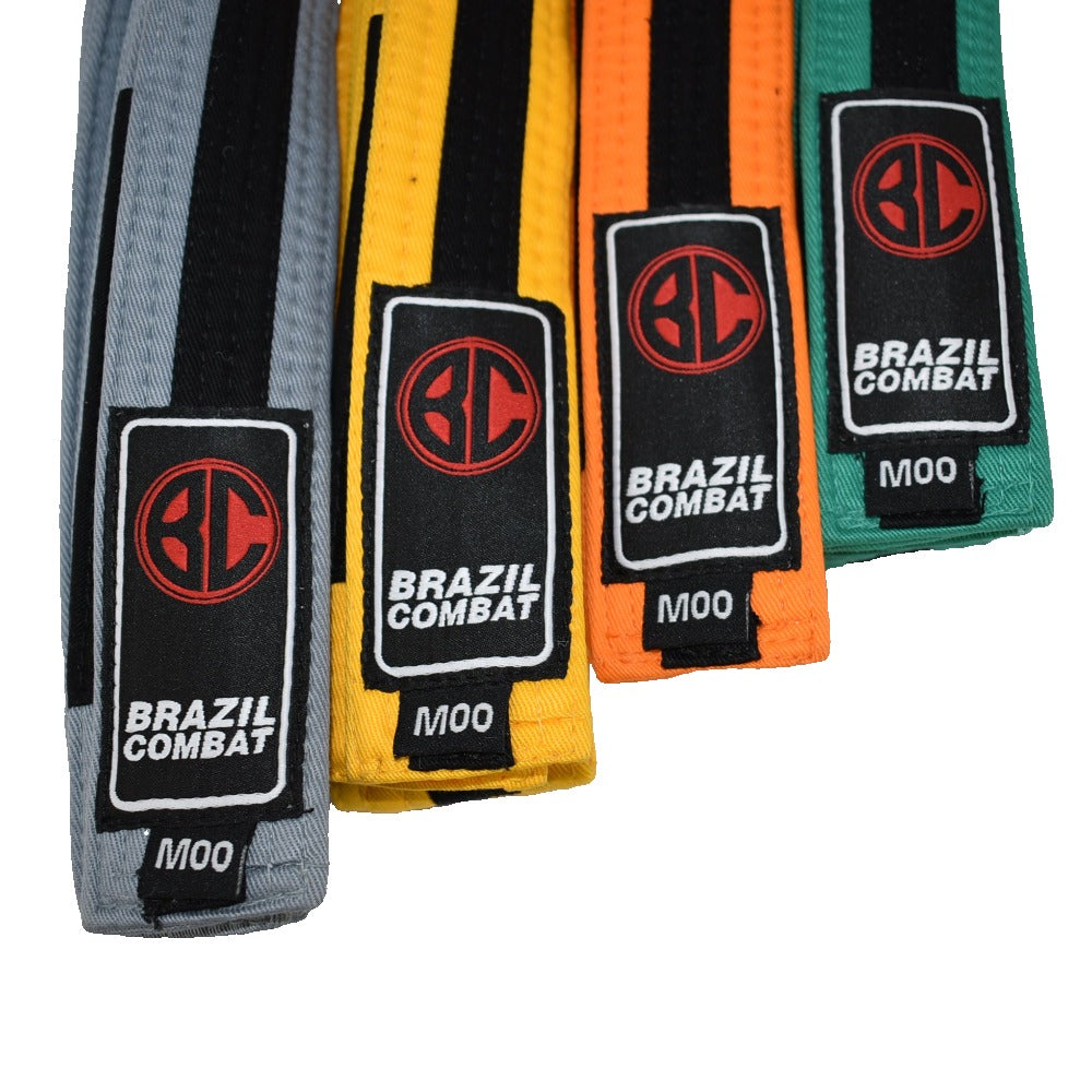 Essential Jiu Jitsu Belt - Black Stripe - IBJJF Certified