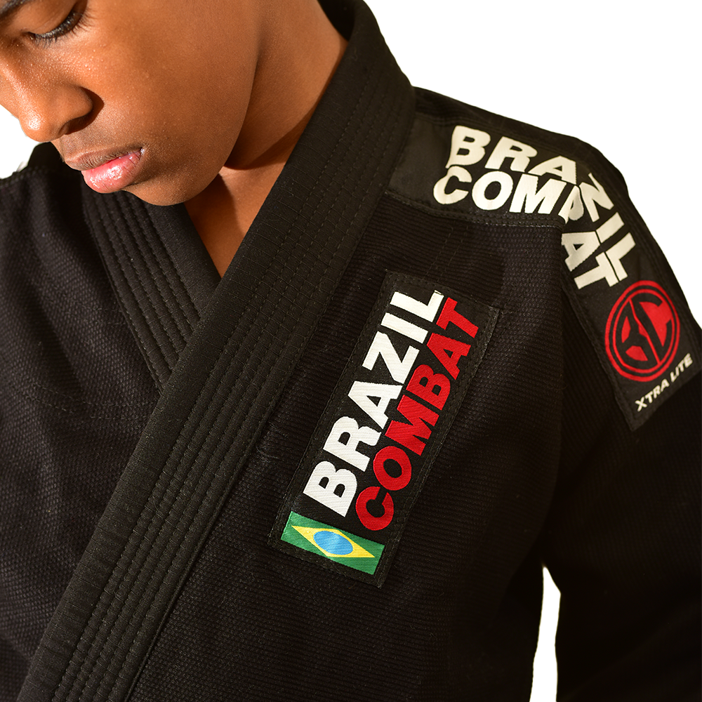 Competitor Xtra-Lite 1.0 Kids Jiu Jitsu Gi - Black - IBJJF Certified