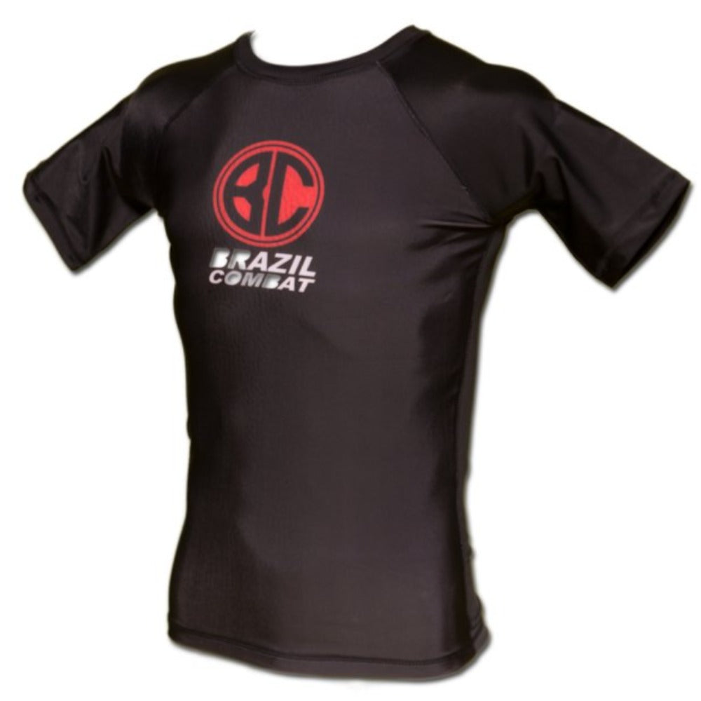 Red Shield Women Jiu Jitsu Short Sleeve Rashguard